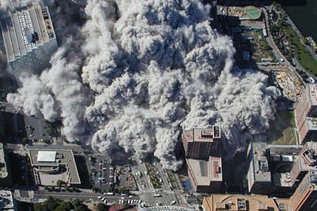 Photograph of dust after the September 11, 2001 attacks from the EPA